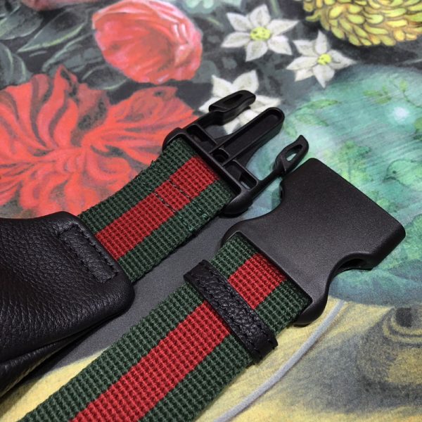 Replica Gucci Leather Belt Bag in Black/White - Stylish & Functional - Image 7