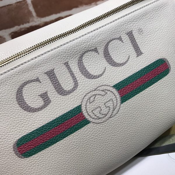 Replica Gucci Leather Belt Bag in Black/White - Stylish & Functional - Image 14
