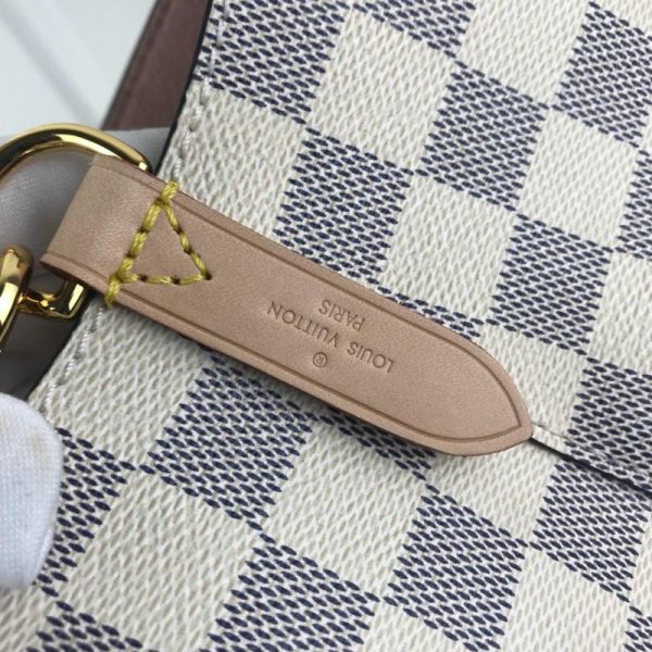 Replica Louis Vuitton Neonoe MM White Plaid Handbag M44022 - Image 8