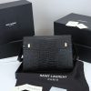 Best Replicas Bags - Replica YSL Manhattan Crocodile-Embossed Leather Shoulder Bag Shop For Best Louis Vuitton LV Replica Bags With Cheap Price