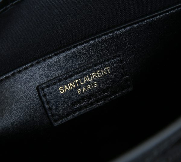 Replica YSL Manhattan Crocodile-Embossed Leather Shoulder Bag - Image 8