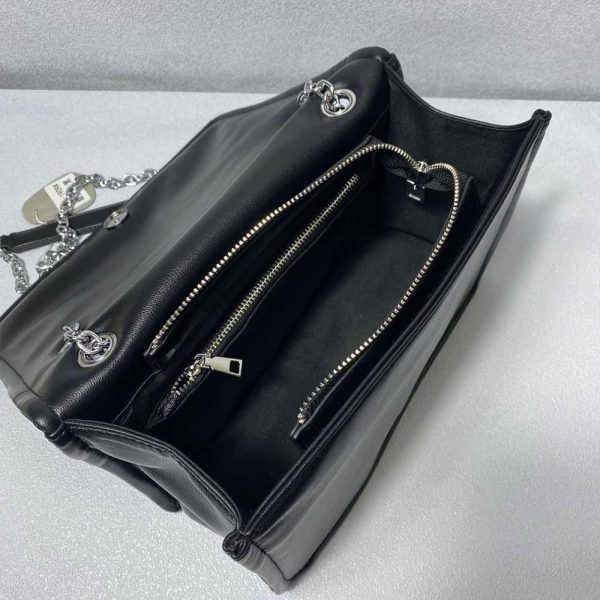 Prada Saffiano Leather Mini Pouch Replica - Style 2021415 - Image 5