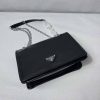Best Replicas Bags - Prada Saffiano Leather Mini Pouch Replica - Style 2021415 Shop For Best Louis Vuitton LV Replica Bags With Cheap Price