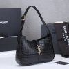 Best Replicas Bags - 2024 YSL Le 5 à 7 Hobo Crocodile-Embossed Leather Replica Shop For Best Louis Vuitton LV Replica Bags With Cheap Price