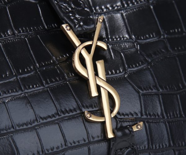 2024 YSL Le 5 à 7 Hobo Crocodile-Embossed Leather Replica - Image 6
