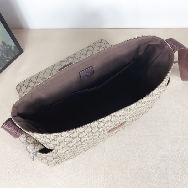 Replica Gucci GG Plus Diaper Bag – Black/Grey, Stylish & Practical - Image 17