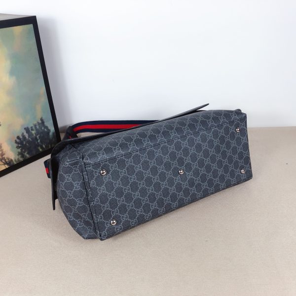 Replica Gucci GG Plus Diaper Bag – Black/Grey, Stylish & Practical - Image 6