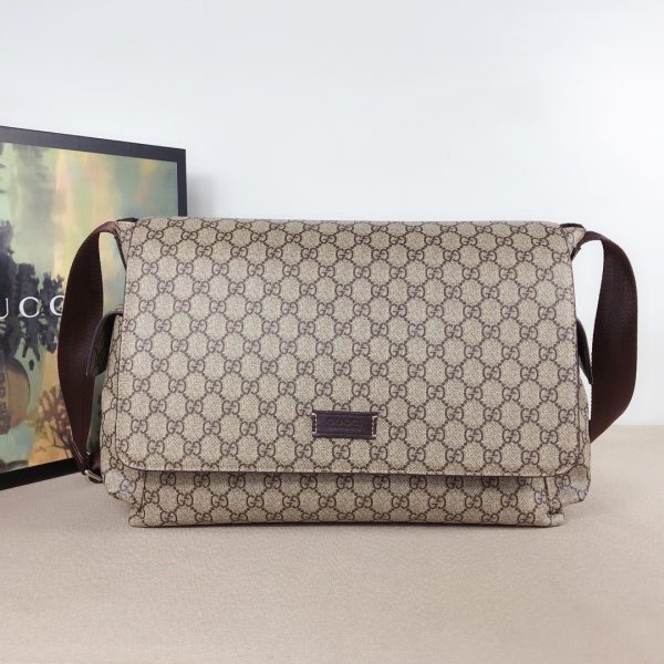 Replica Gucci GG Plus Diaper Bag – Black/Grey, Stylish & Practical - Image 10