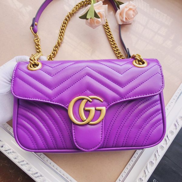 Replica Gucci Marmont Small Matelasse Shoulder Bag 22cm-26cm - Image 14
