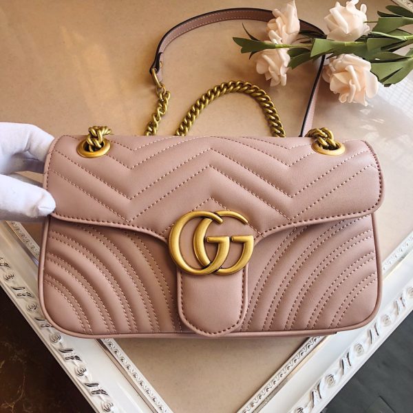 Replica Gucci Marmont Small Matelasse Shoulder Bag 22cm-26cm - Image 17