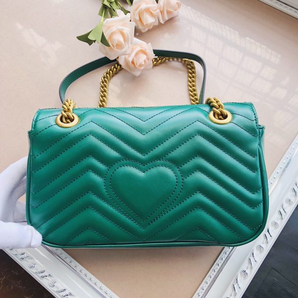 Replica Gucci Marmont Small Matelasse Shoulder Bag 22cm-26cm - Image 12