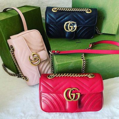 Replica Gucci Marmont Small Matelasse Shoulder Bag 22cm-26cm