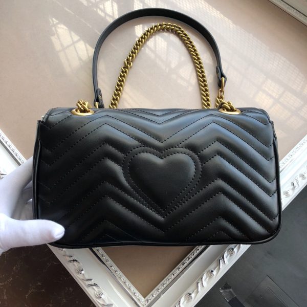 Replica Gucci Marmont Small Matelasse Shoulder Bag 22cm-26cm - Image 3