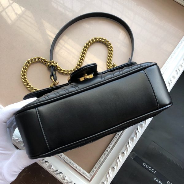 Replica Gucci Marmont Small Matelasse Shoulder Bag 22cm-26cm - Image 5