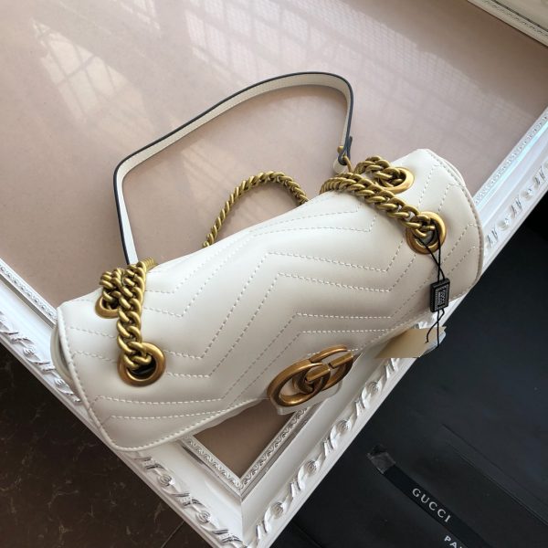 Replica Gucci Marmont Small Matelasse Shoulder Bag 22cm-26cm - Image 25