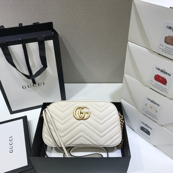 Replica Gucci Marmont Small Shoulder Bag in Matelasse - Image 6