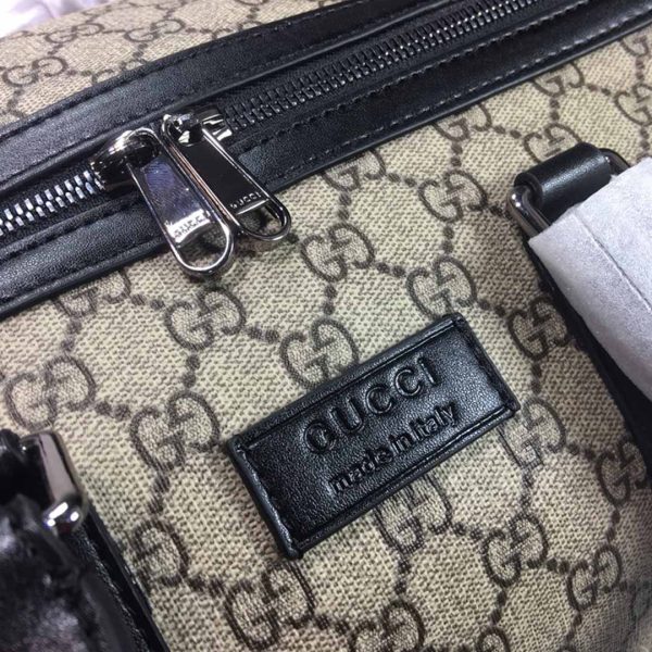 Gucci Double G Black/Grey Replica Duffle, Carry-On Style - Image 10