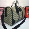Best Replicas Bags - Gucci Double G Black/Grey Replica Duffle, Carry-On Style Shop For Best Louis Vuitton LV Replica Bags With Cheap Price