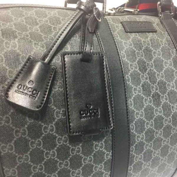 Gucci Double G Black/Grey Replica Duffle, Carry-On Style - Image 7