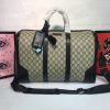 Best Replicas Bags - Gucci Double G Black/Grey Replica Duffle, Carry-On Style Shop For Best Louis Vuitton LV Replica Bags With Cheap Price