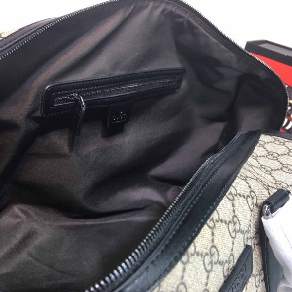 Gucci Double G Black/Grey Replica Duffle, Carry-On Style - Image 9