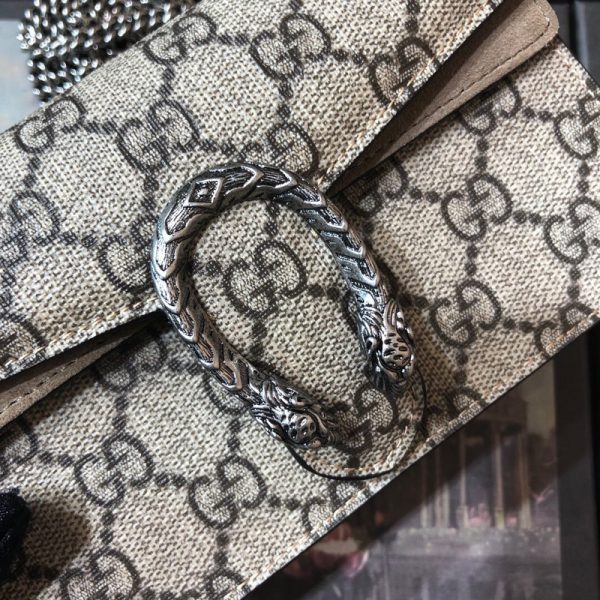 Replica Gucci Dionysus Mini Leather Canvas Bag - Image 6