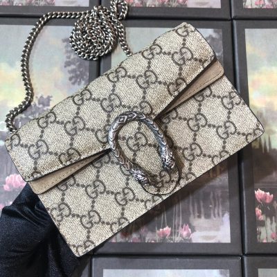 Replica Gucci Dionysus Mini Leather Canvas Bag