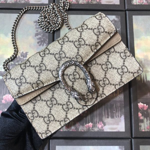 Replica Gucci Dionysus Mini Leather Canvas Bag