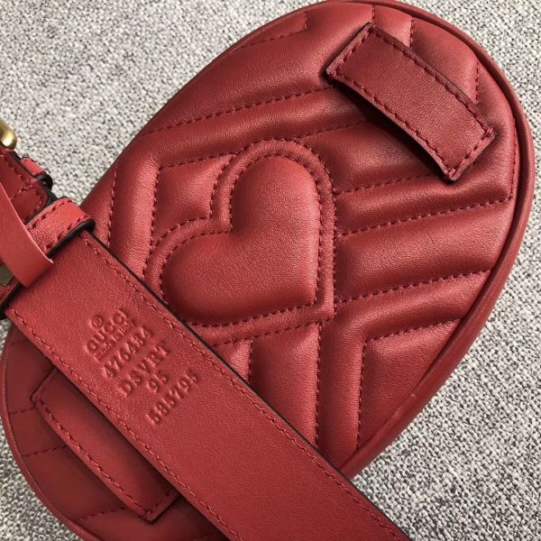 Replica Gucci Marmont Matelasse Leather Belt Bag - Image 2
