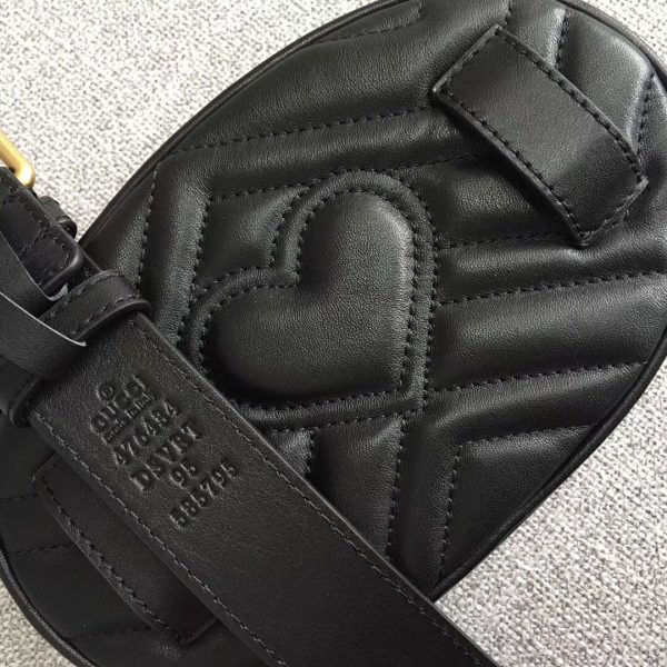 Replica Gucci Marmont Matelasse Leather Belt Bag - Image 5