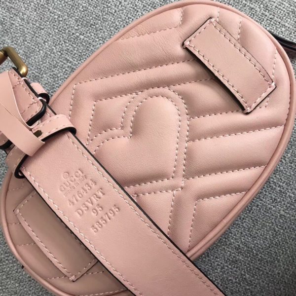 Replica Gucci Marmont Matelasse Leather Belt Bag - Image 8