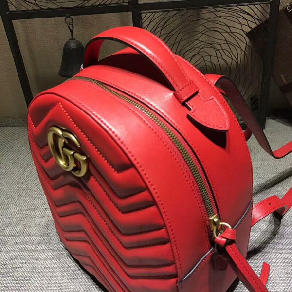 Stylish Replica Gucci Marmont Backpack - Image 2