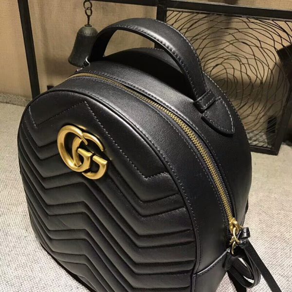 Stylish Replica Gucci Marmont Backpack - Image 4