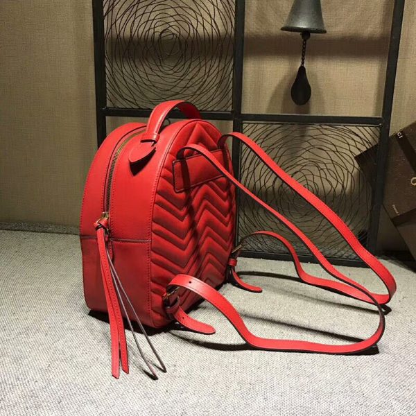Stylish Replica Gucci Marmont Backpack - Image 5