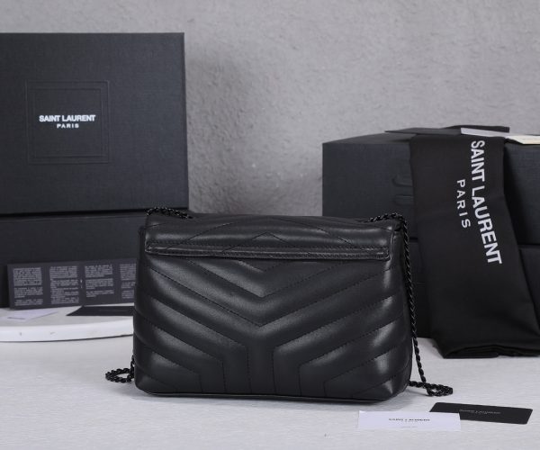Replica YSL Loulou Small Matte Leather Bag with Y Detail - Image 13