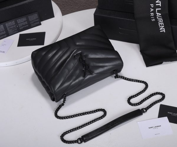 Replica YSL Loulou Small Matte Leather Bag with Y Detail - Image 14