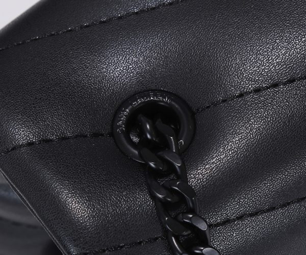 Replica YSL Loulou Small Matte Leather Bag with Y Detail - Image 16