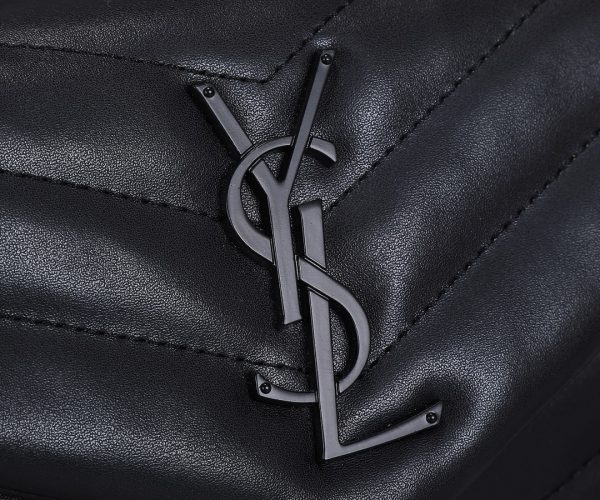 Replica YSL Loulou Small Matte Leather Bag with Y Detail - Image 17