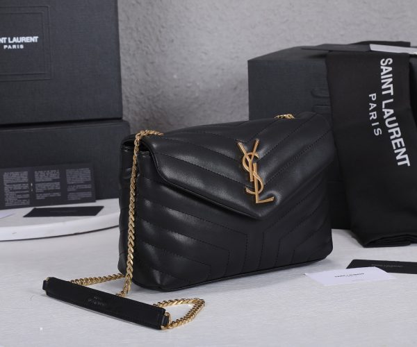 Replica YSL Loulou Small Matte Leather Bag with Y Detail - Image 21