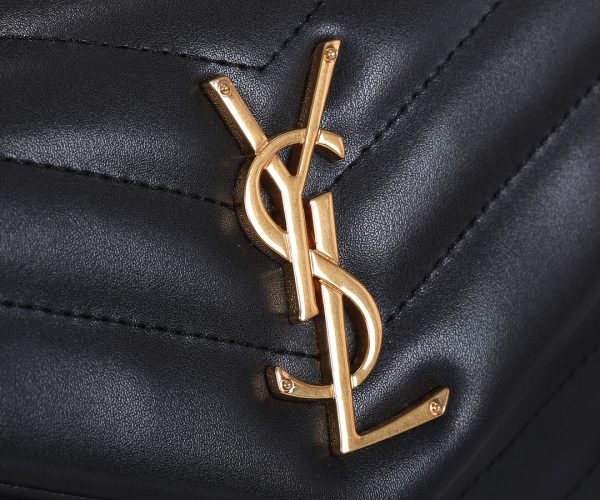 Replica YSL Loulou Small Matte Leather Bag with Y Detail - Image 25
