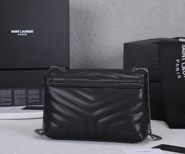 Replica YSL Loulou Small Matte Leather Bag with Y Detail - Image 4