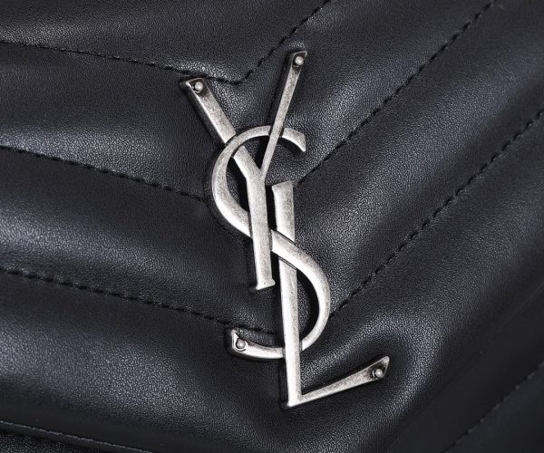 Replica YSL Loulou Small Matte Leather Bag with Y Detail - Image 7
