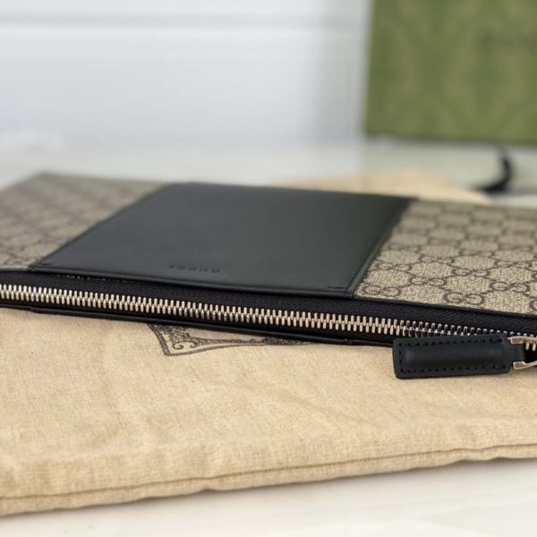 Replica Gucci Beige Canvas Pouch - Trendy & Elegant Design - Image 3