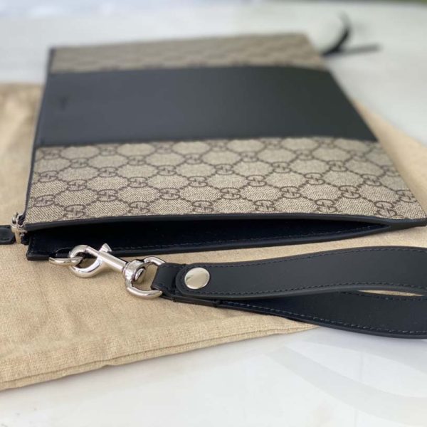 Replica Gucci Beige Canvas Pouch - Trendy & Elegant Design - Image 4