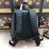 Best Replicas Bags - Gucci AAA Black Motif Backpack – Premium Replica Design Shop For Best Louis Vuitton LV Replica Bags With Cheap Price