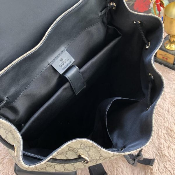 Gucci AAA Black Motif Backpack – Premium Replica Design - Image 4