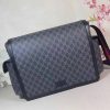 Best Replicas Bags - Replica Gucci GG Supreme Diaper Bag - Grey/Black 495909 Shop For Best Louis Vuitton LV Replica Bags With Cheap Price