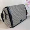 Best Replicas Bags - Replica Gucci GG Supreme Diaper Bag - Grey/Black 495909 Shop For Best Louis Vuitton LV Replica Bags With Cheap Price