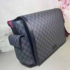 Best Replicas Bags - Replica Gucci GG Supreme Diaper Bag - Grey/Black 495909 Shop For Best Louis Vuitton LV Replica Bags With Cheap Price
