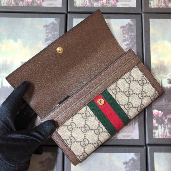 Replica Gucci Ophidia Beige Wallet - AAA Quality - Image 5